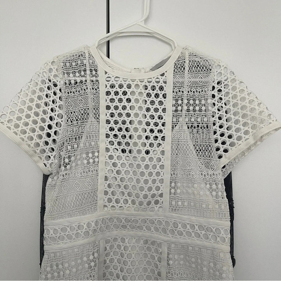 Dress short sleeves 46 / 16 white H&M - Picture 2 of 4
